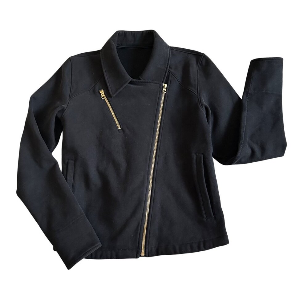 Lululemon Womens 6 Lab Shadow Zip Up Blazer Moto Jacket - Picture 10 of 11